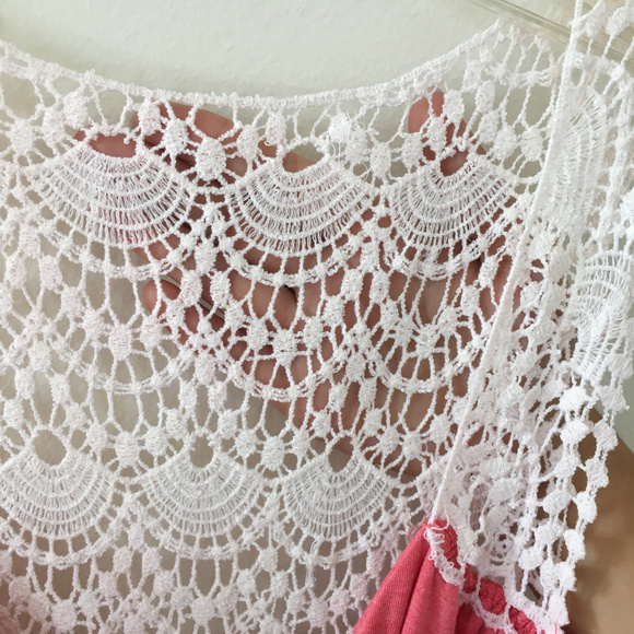 POOF Maxi Dress with Crotchet Lace Back - Picture 5 of 6